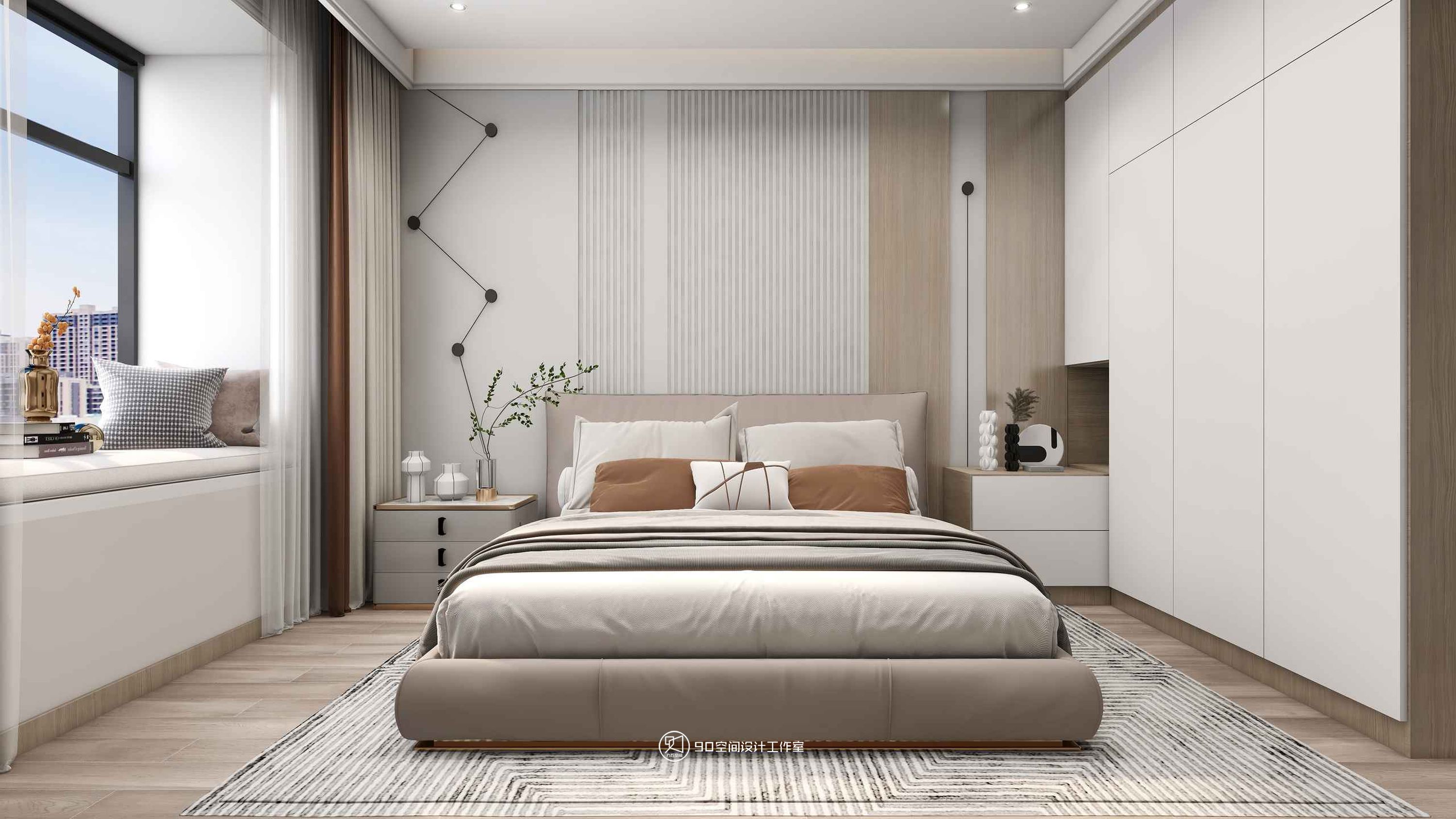 湖畔雅居 · 现代风格原木设计-34