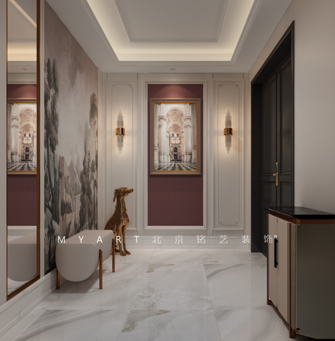 法式轻奢,浪漫满屋——天山国宾一号室内设计案例-9