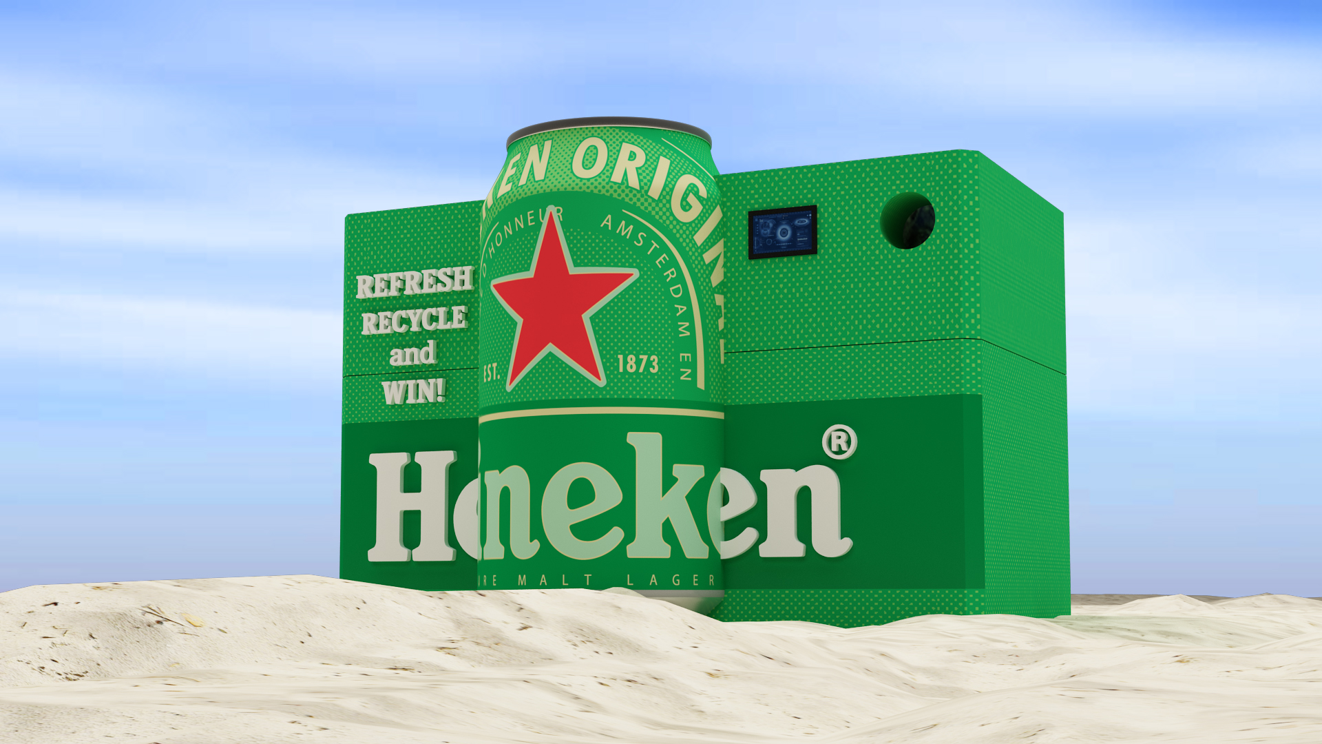 Heineken Summer Recycle Machine North Cost 2019-1