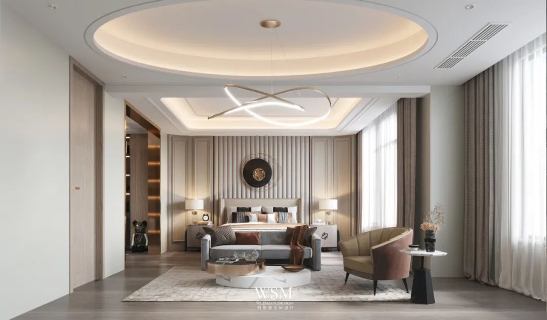 浙江金华 500㎡别墅私宅设计 | 简约轻奢,生活与自然的完美融合-41