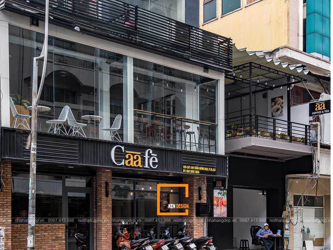 Thủ Đức咖啡店装修工程丨越南胡志明市丨KenDesign-17