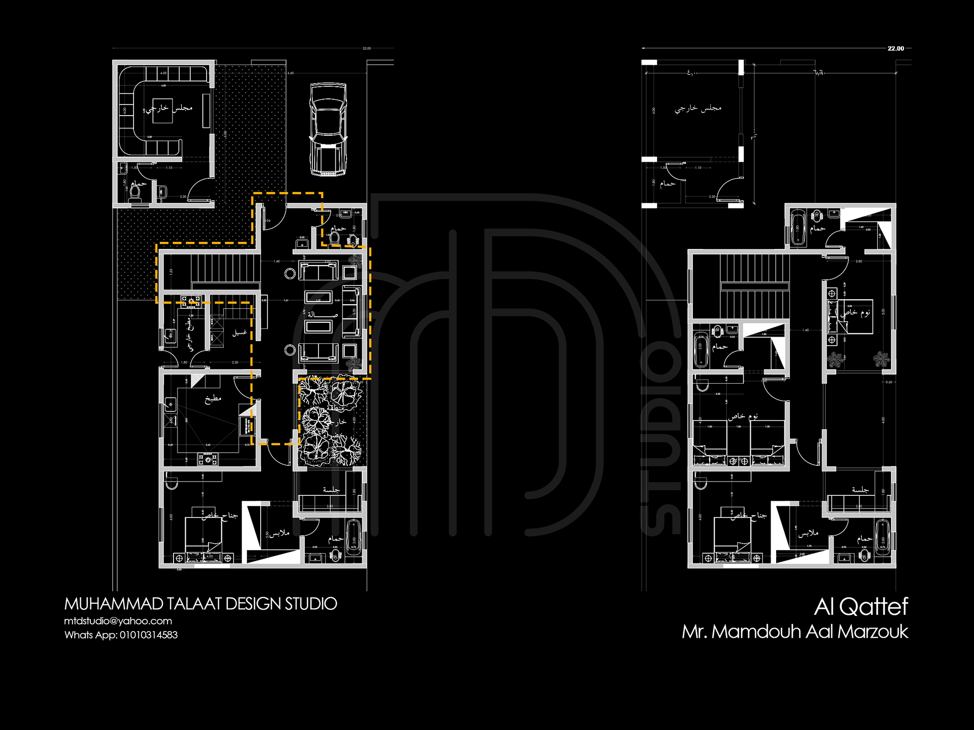 家庭客厅室内设计丨沙特阿拉伯丨MTD Studio-21