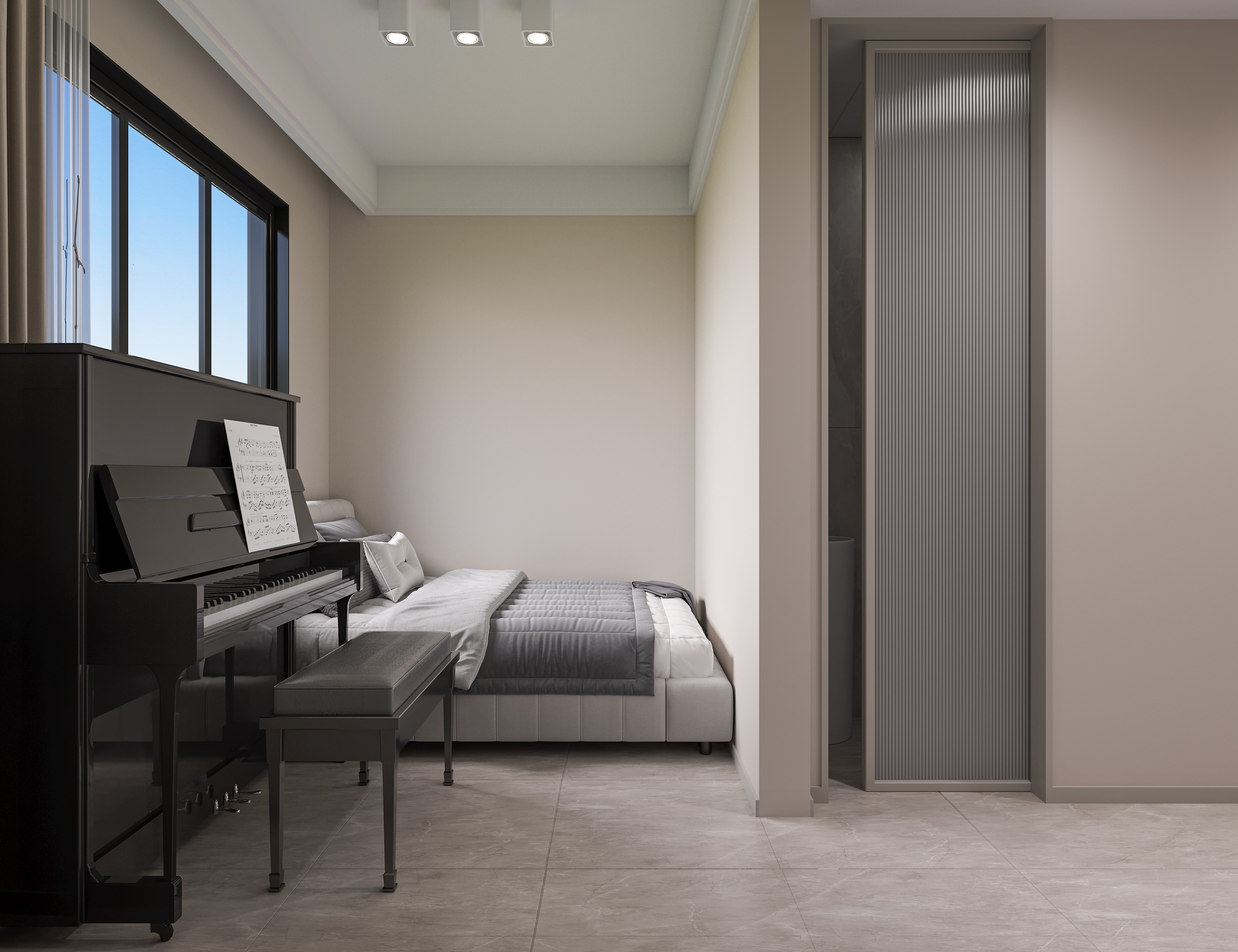 在喧嚣的城市有个院子，还带一个地下空间-5