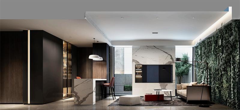 现代都市轻奢生活丨H 空间设计-7