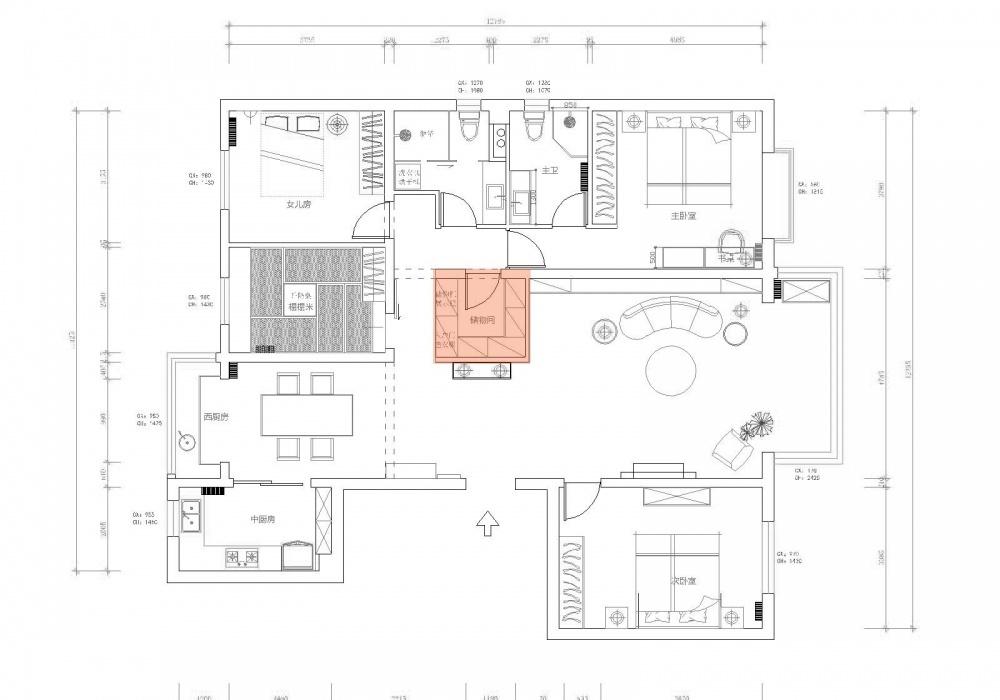 五明原创设计工作室 · 三代同堂的自然生活空间-6