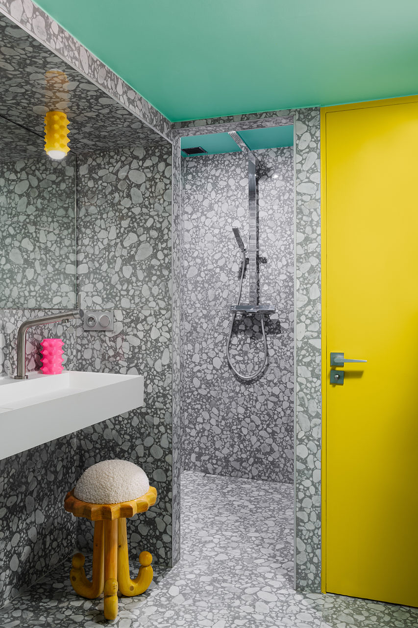 色彩斑斓的孟菲斯loft公寓丨法国巴黎丨Zyva Studio-22