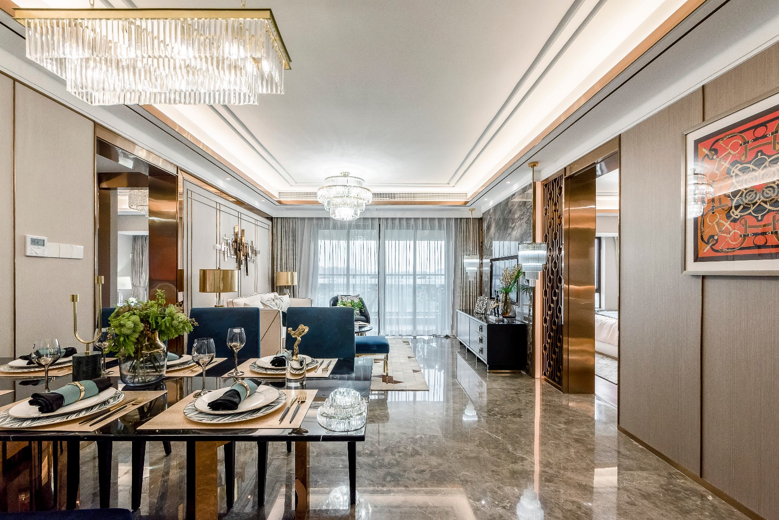 惠州奢华美式样板房 | 上森设计诠释精致生活品味-25