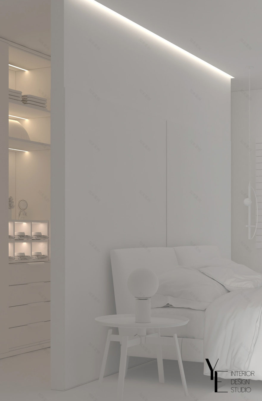 绿色公寓丨突尼斯丨YE INTERIOR-35