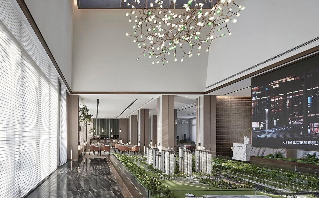 自然绿意，轻奢售楼处的诗意栖居-7