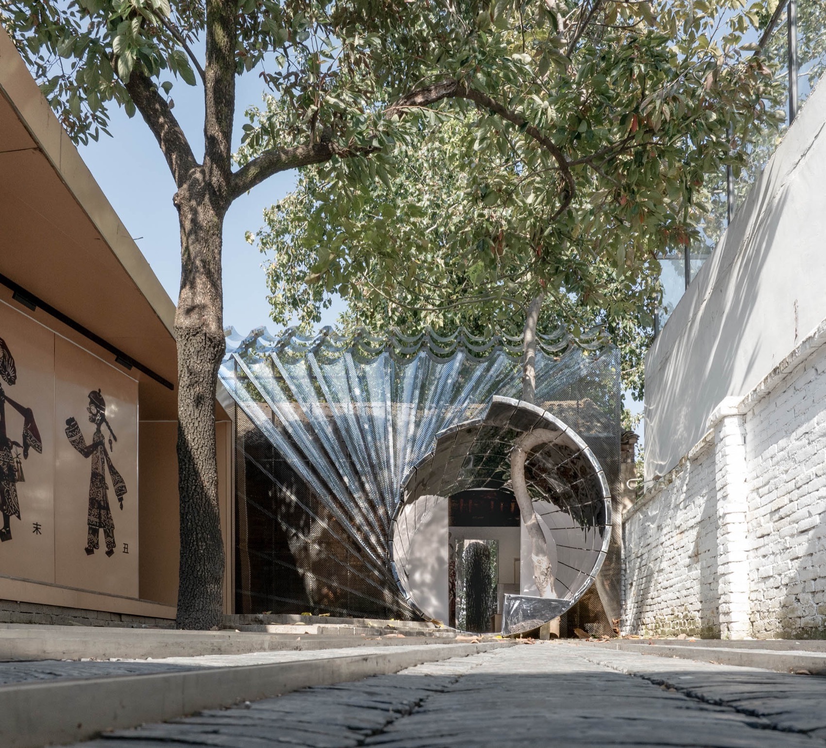 流光展厅 – 关中忙罢艺术节内院改造丨中国西安丨戴璞建筑-7