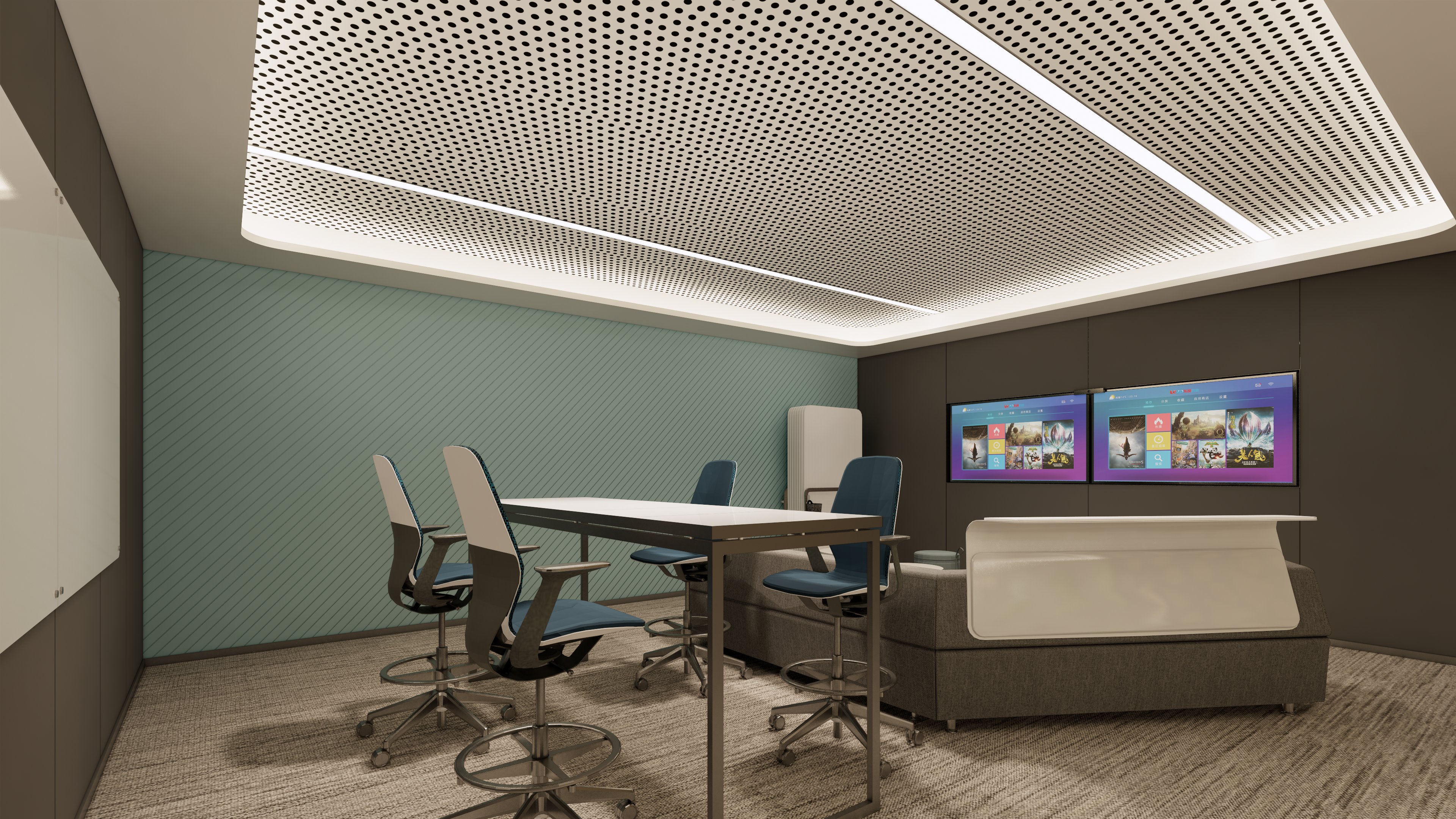 精品总部办公空间设计  多元配套空间-2