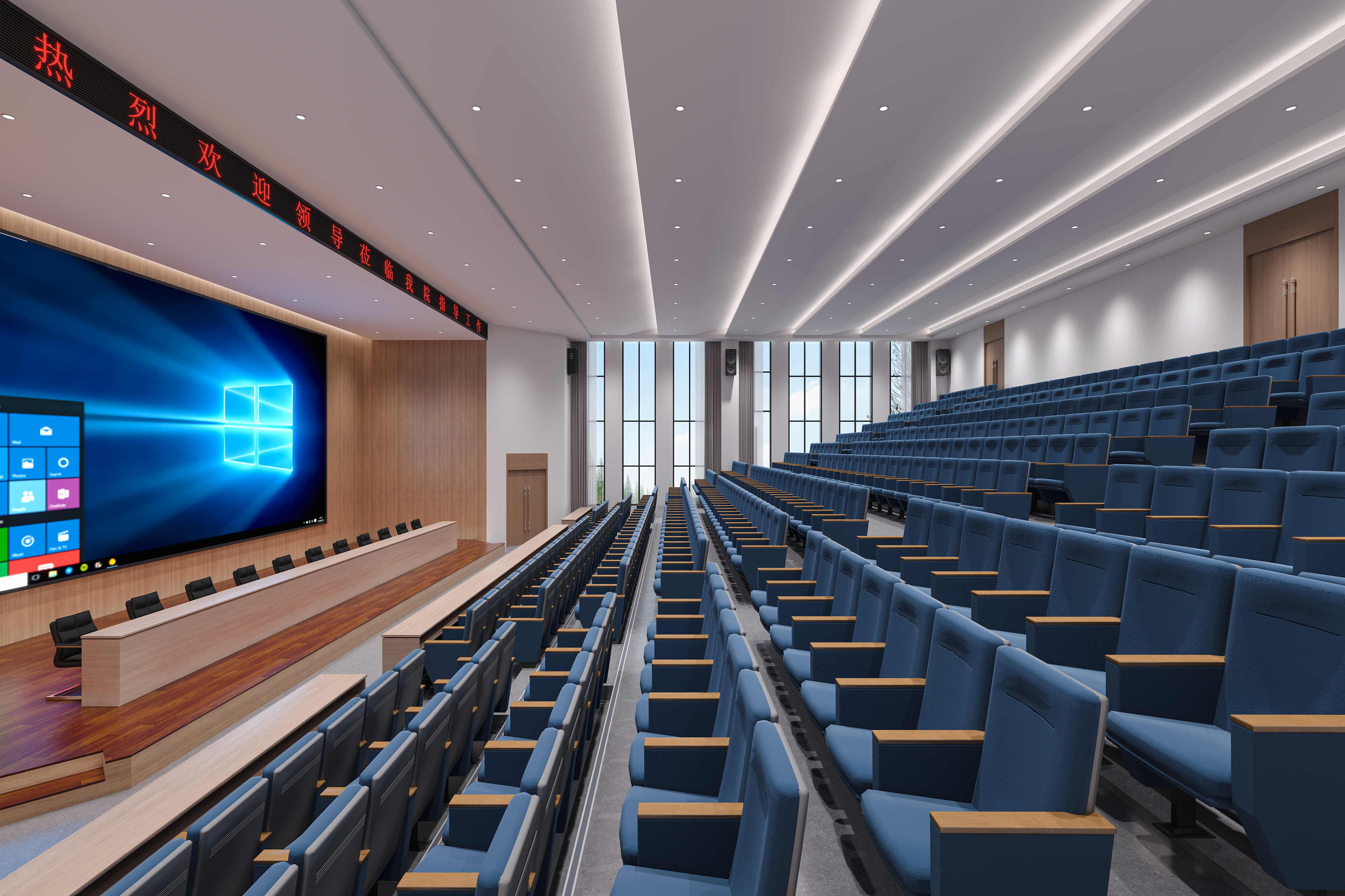 人才市场室内空间项目-8