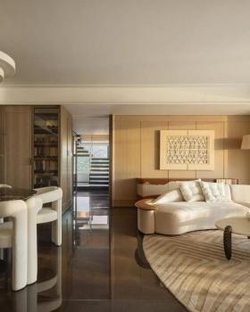 重庆长嘉汇跃层291m²样板间丨中国重庆丨硬装北山造所HAO STUDIO,软装元禾大千