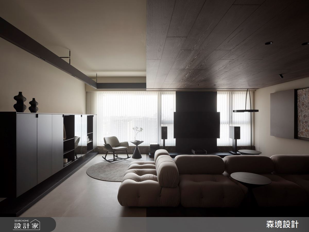 未提及明确名称,可暂称为“王俊宏76坪现代风设计案例”丨森境+王俊宏设计-8