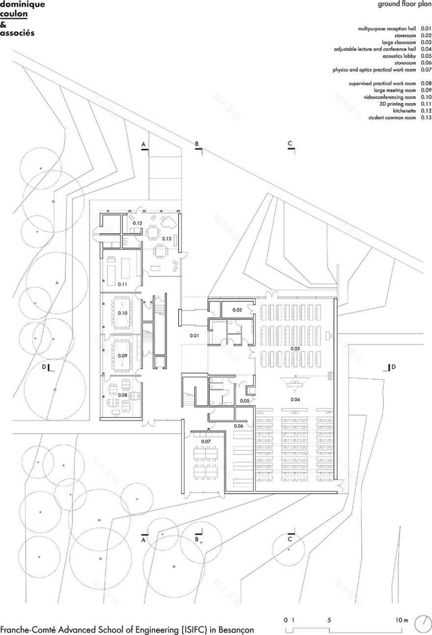 弗朗什 孔泰高级工程学院(ISIFC)新建筑设计丨法国贝桑松丨Dominique Coulon & Associés-67
