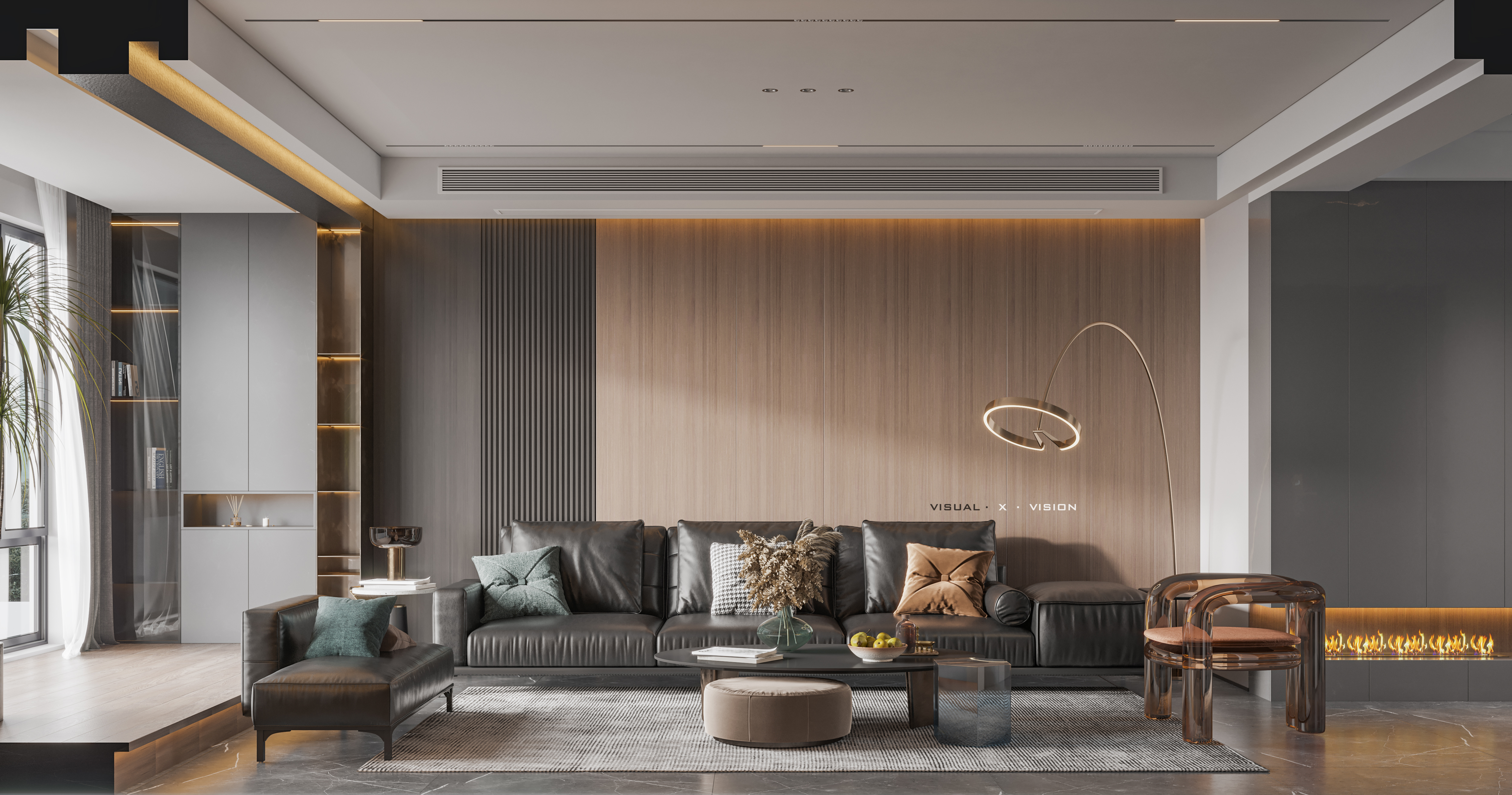 现代暗调空间室内设计-11