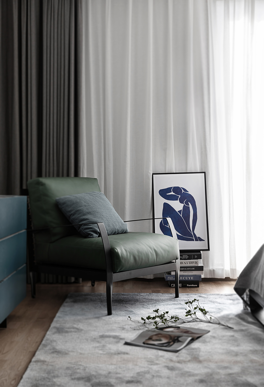 大平层舒适空间设计-26