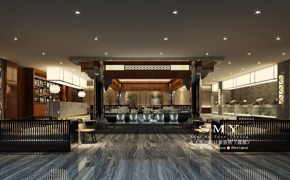 乐山酒店设计，乐山酒店装修设计案例-水木源创设计-22