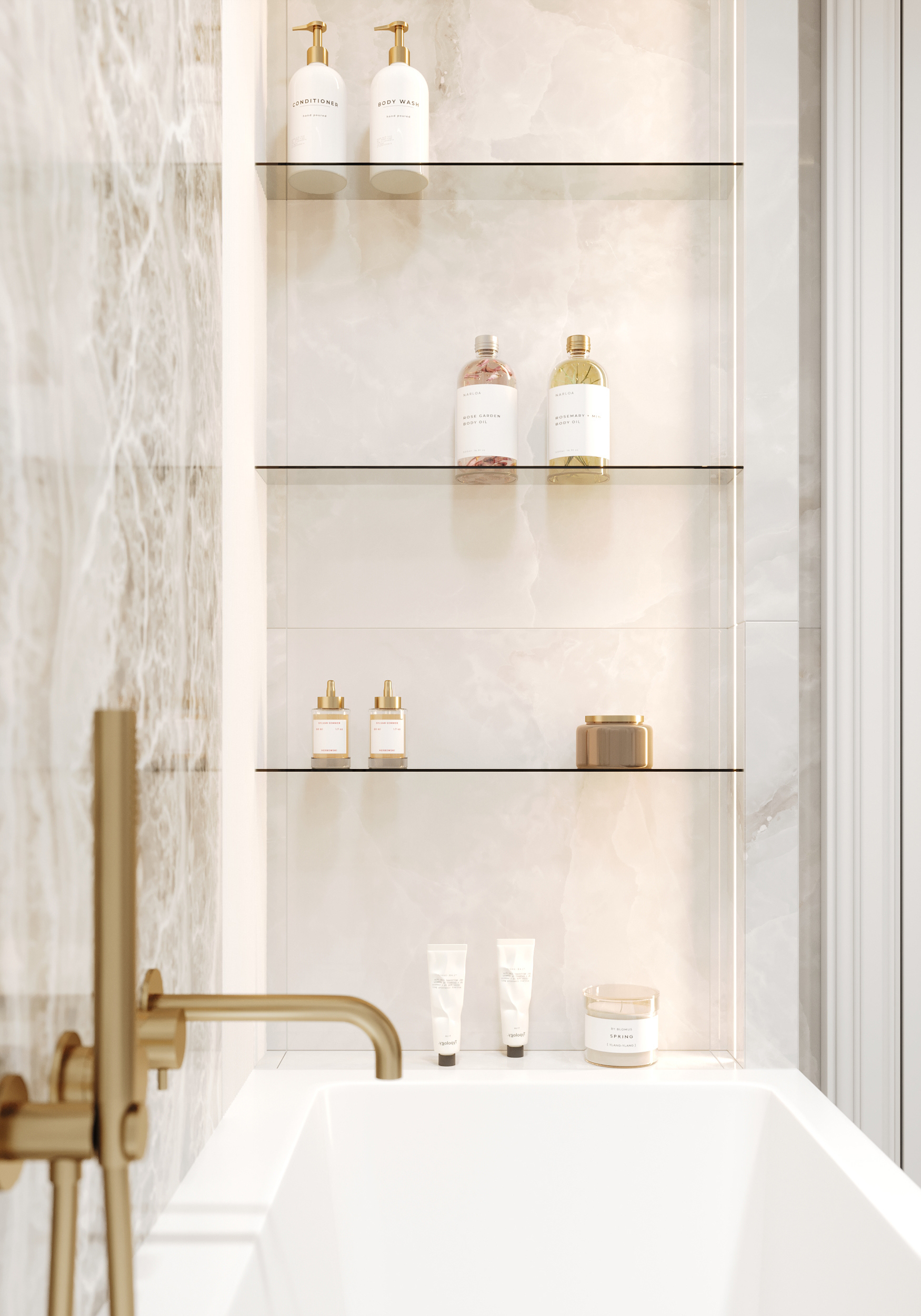 卫生间 #1 及浴室 #1 设计丨设计师 Симдянкина Яна-6