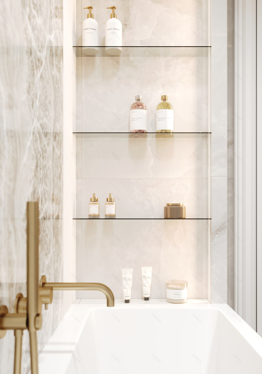 卫生间 #1 及浴室 #1 设计丨设计师 Симдянкина Яна-6