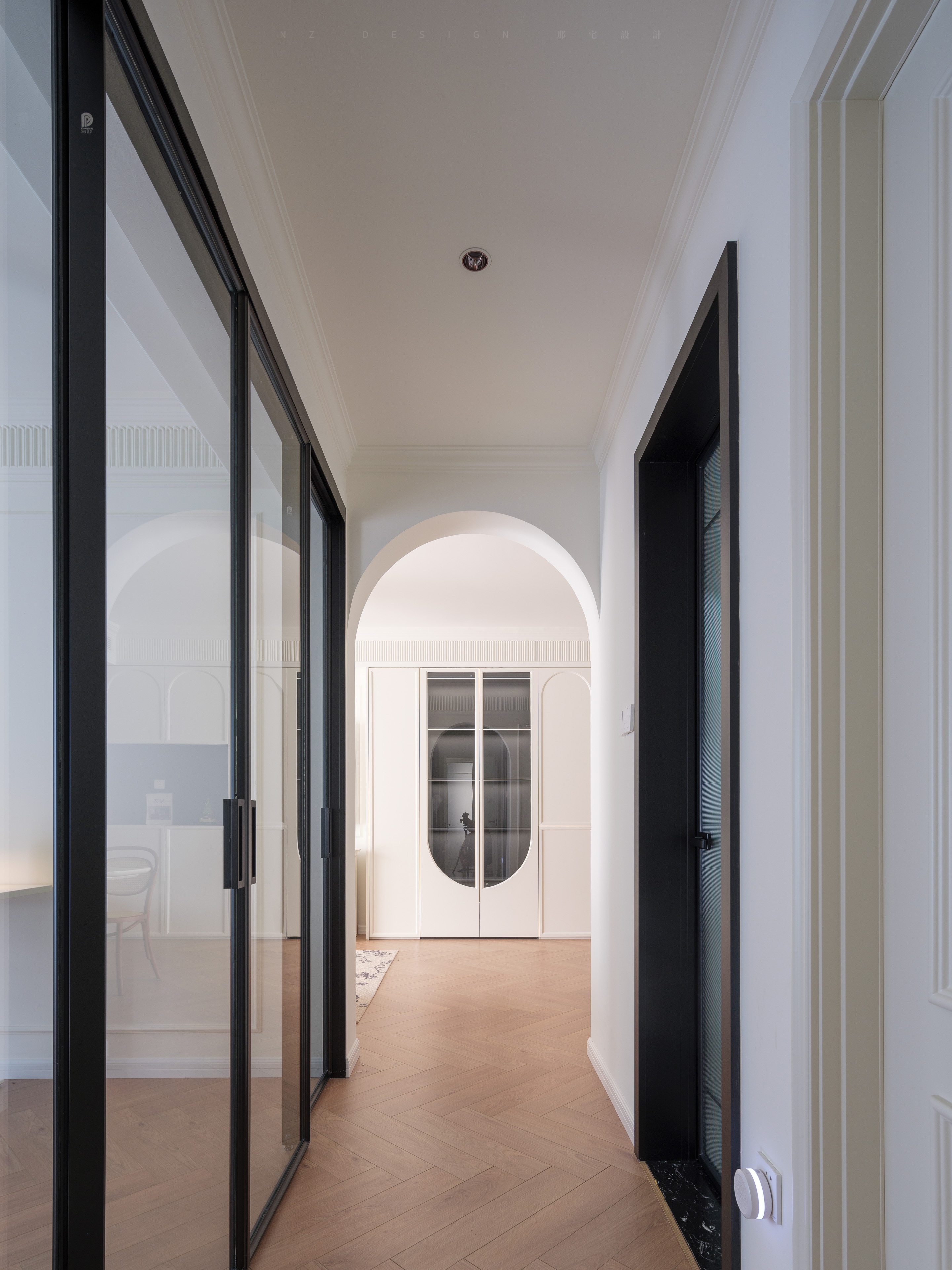 90后两人一猫的惬意法式奶油风丨中国深圳丨那宅设计事务所-64