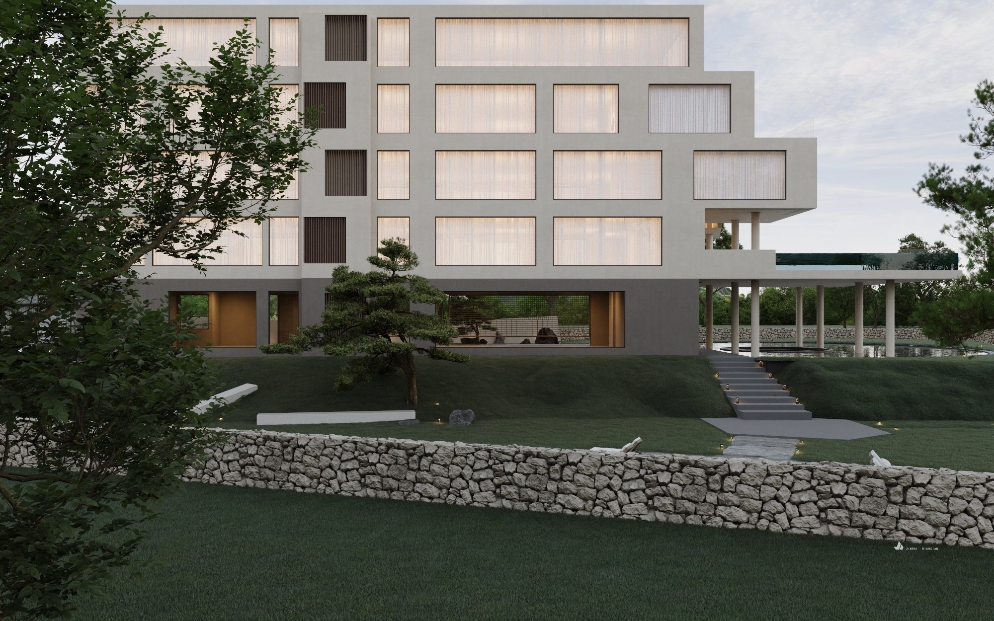 高端现代简约别墅GM03-9