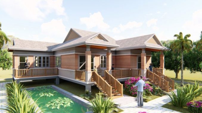 现代一层四卧室住宅设计-4