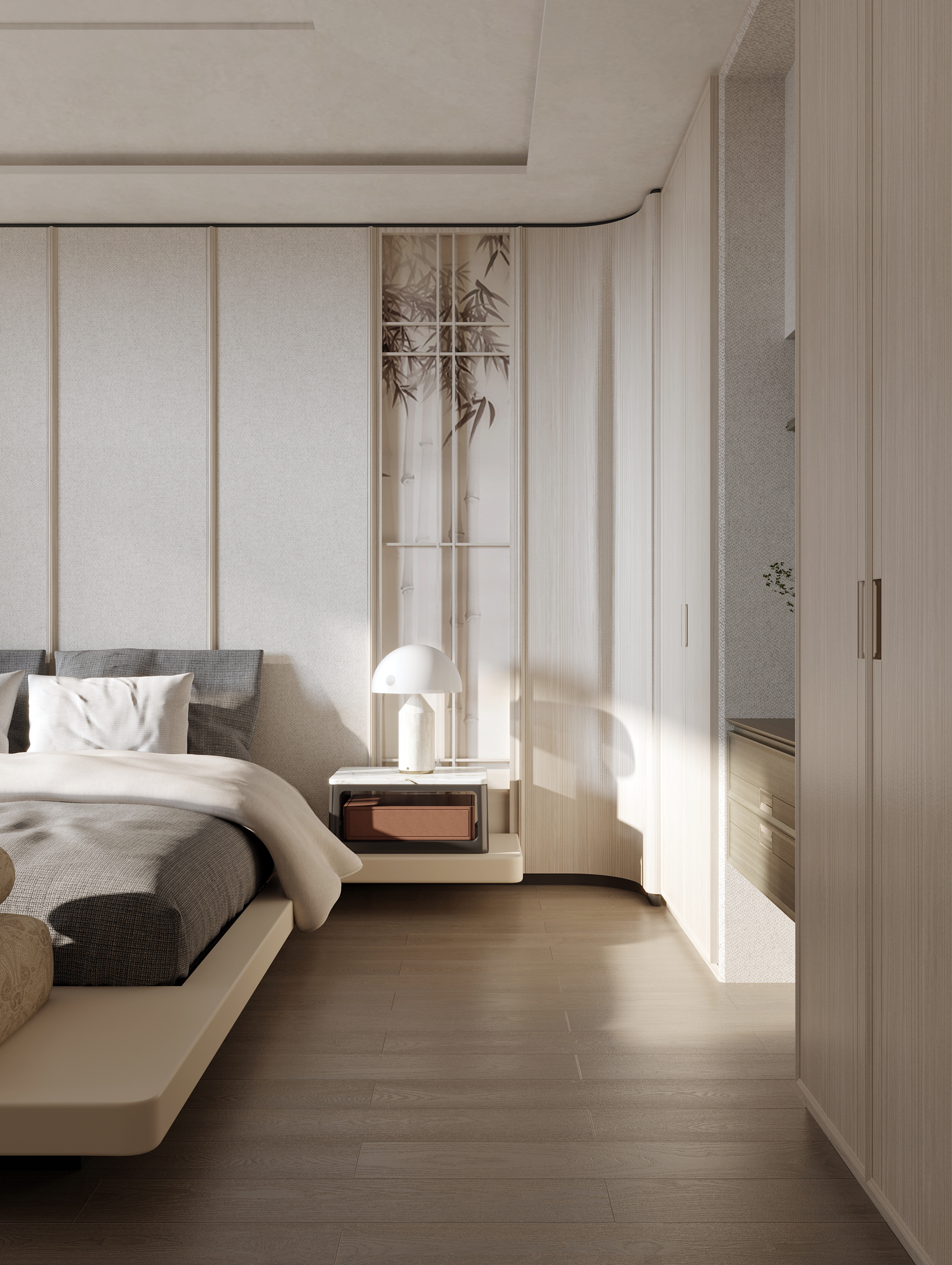 宋氏美学 · 茶书房 · 卧室 · 衣帽间 空间设计-7