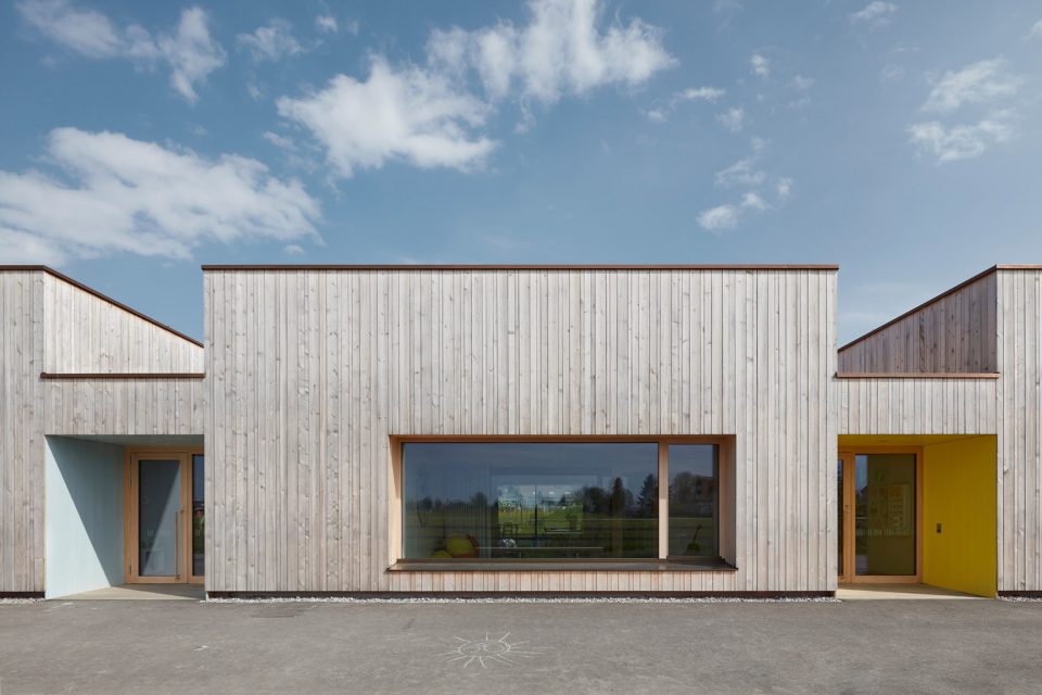 奥地利 Entenbach 幼儿园 | 木结构被动房,Bernardo Bader Architekten 设计-1