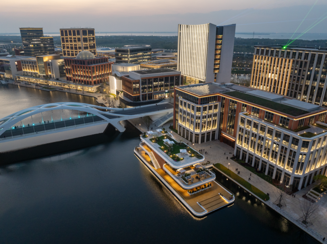 食游一体的活力空中花园|上海青浦西岑水上餐厅花园-24