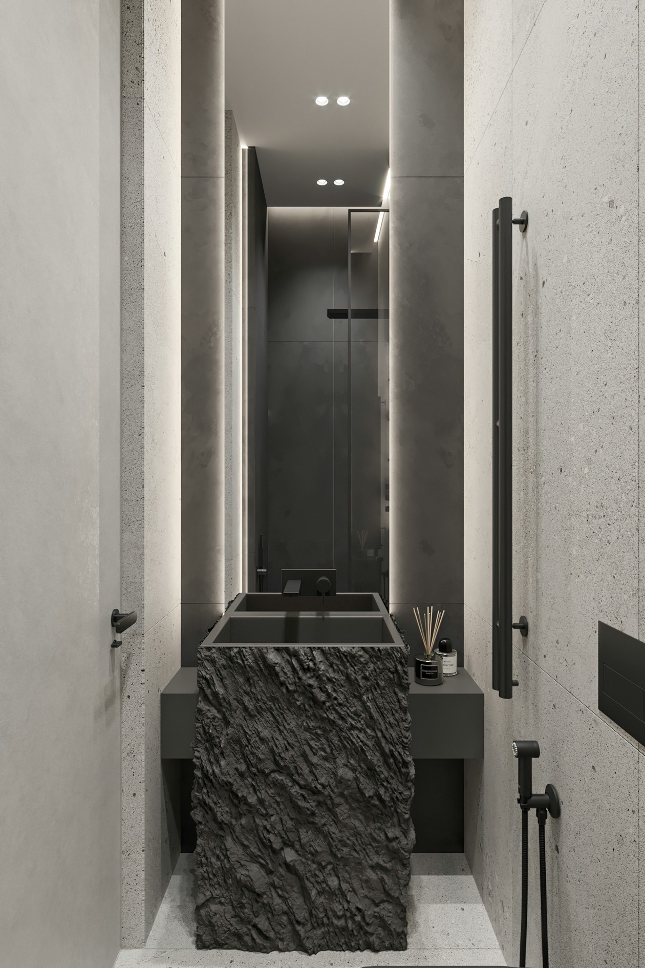 高级灰色系公寓设计-17