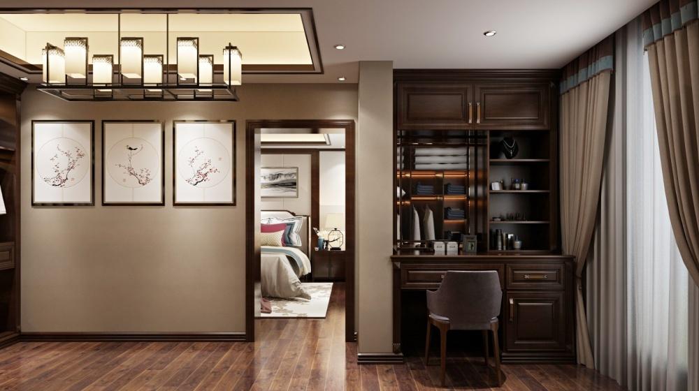 吉首溶江小区新中式全案整装设计-46