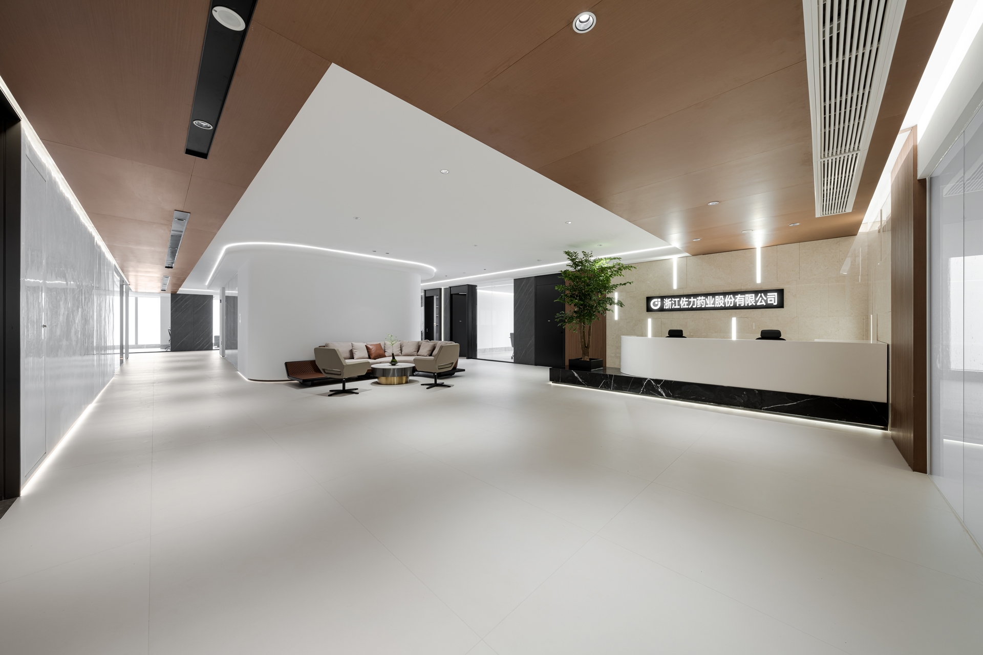 杭州快活制药办公室丨中国杭州丨杭州汉林装饰工程-15