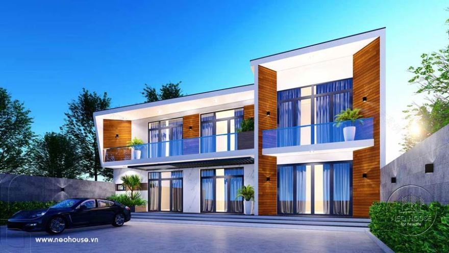 45+ 2层300㎡现代豪华别墅设计案例丨NEOHouse.vn-20