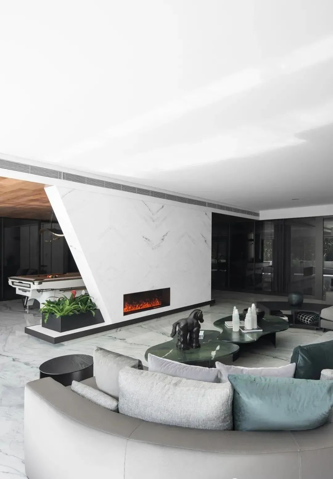 杭州半山林畔晓云山居极简禅意豪宅设计丨中国杭州-14