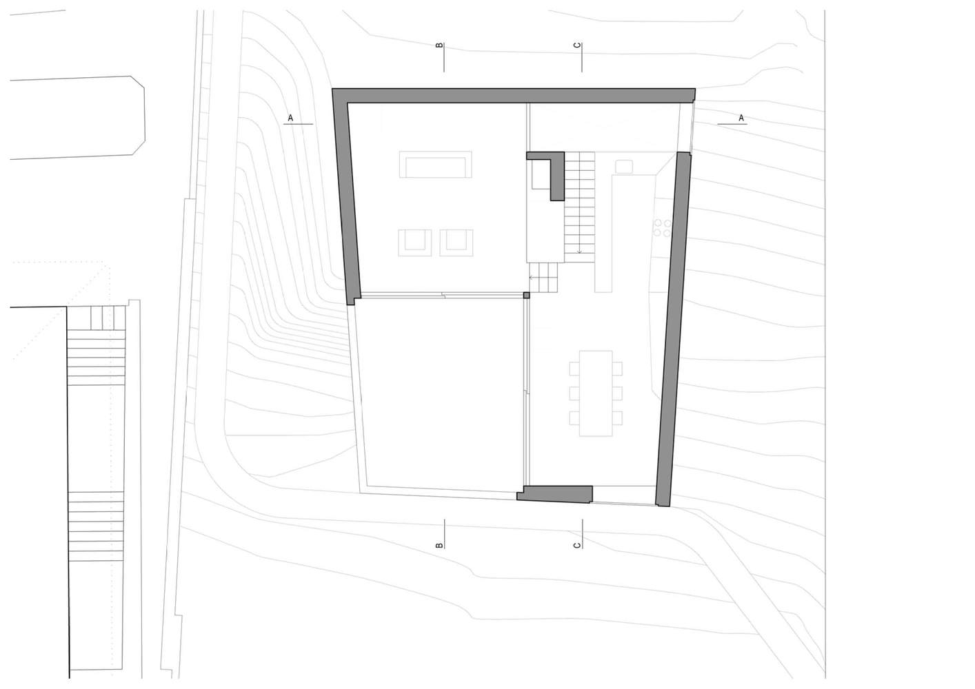 瑞士纳沙泰尔 SAH 别墅 | 紧凑空间中的光影游戏-46