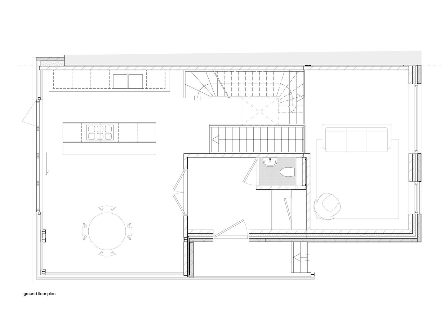 惊艳的荷兰混凝土错层住宅-19