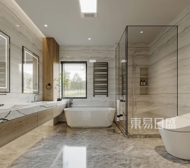 208㎡新中式混搭现代风，东方情怀的新式表达-23