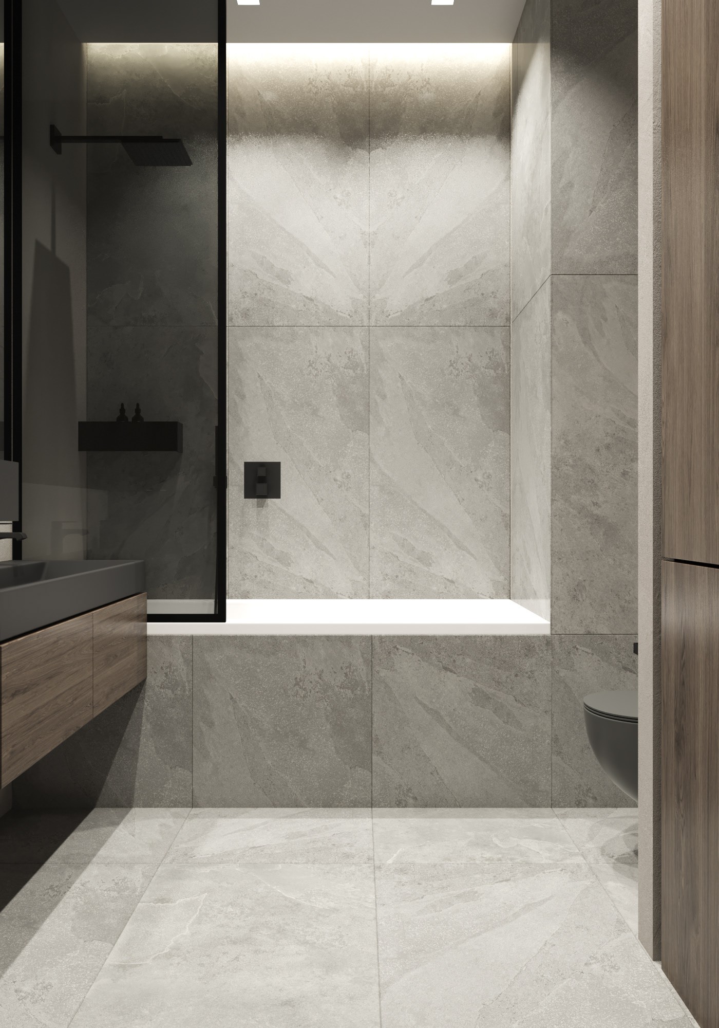 74.8㎡灰色系公寓设计 既精致又舒适-15