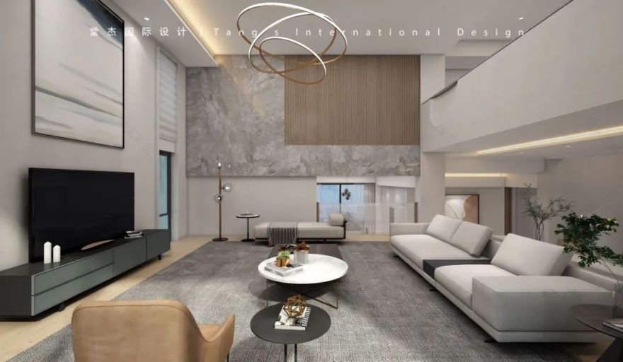 南京爱涛漪水园简约风别墅设计-30