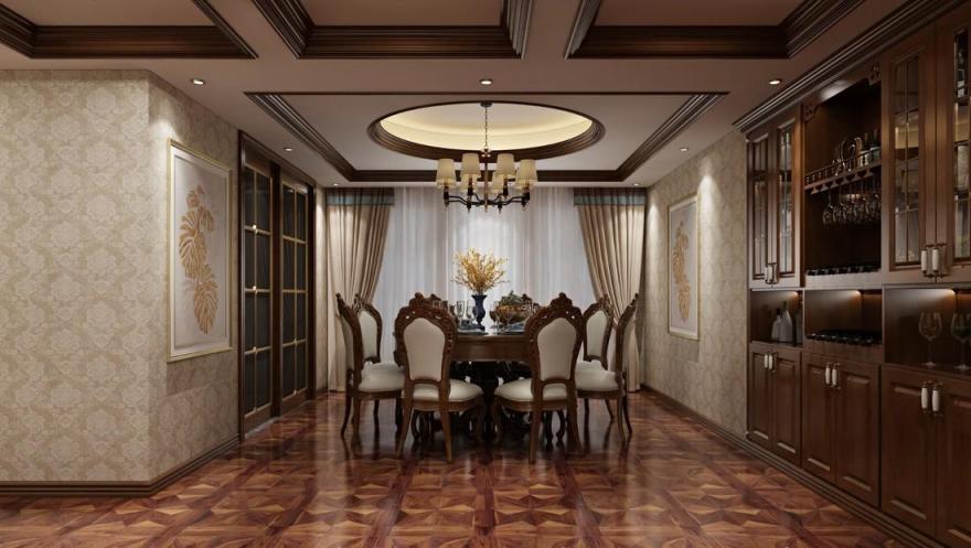 吉首市溶江小区壹号复式楼美式风格-2