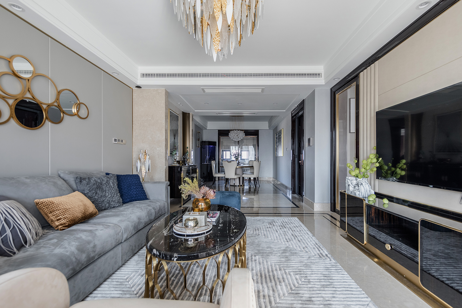 杭州九鼎打造现代意大利轻奢空间，艺术美学演绎品质生活-15