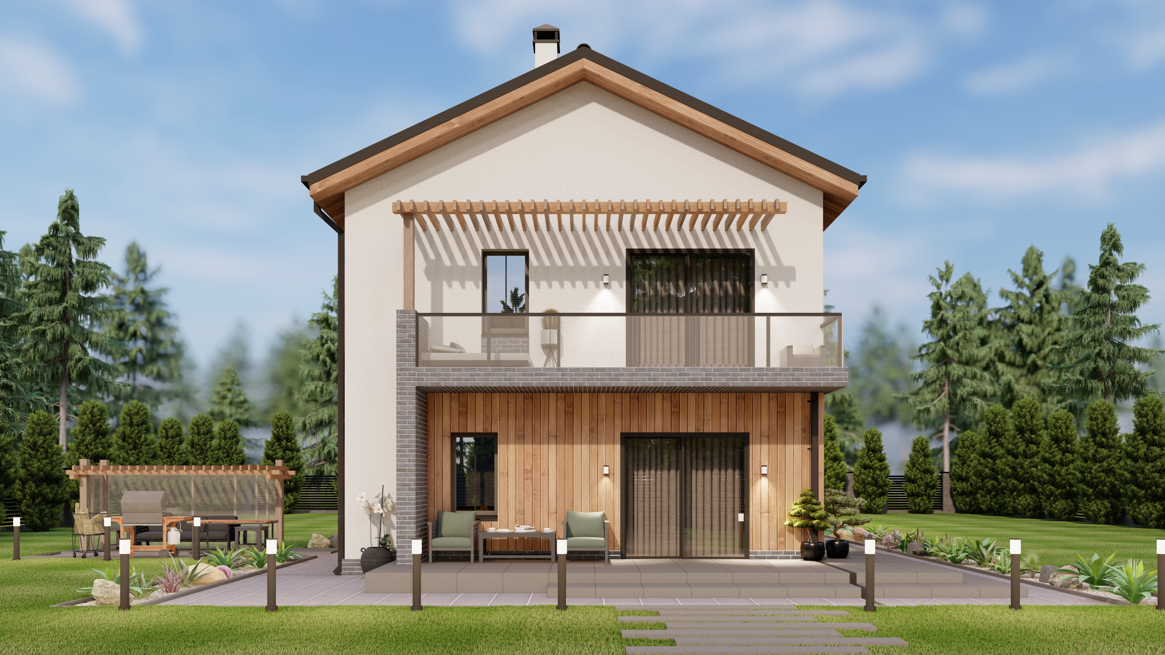 Двоповерховий садовий будинок м.Дніпро-5