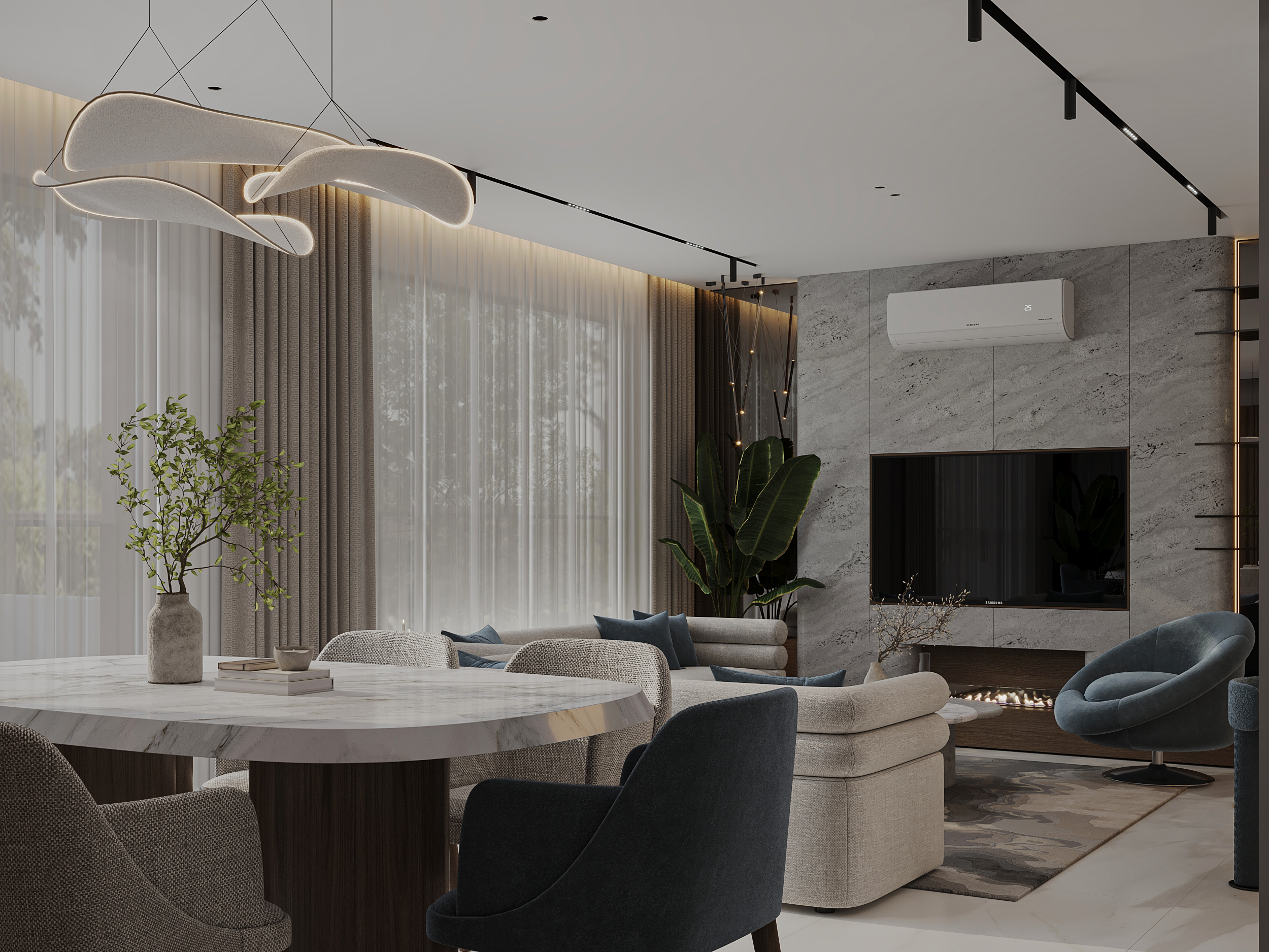 接待处与厨房设计（接待处部分）丨埃及丨Hagar Okasha-4