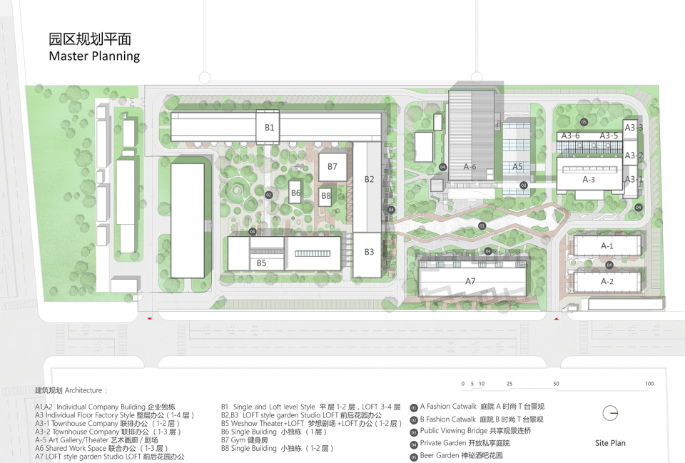 “织物构建”Fashion Factory创意工厂A庭院城市更新丨中国北京丨非静止建筑设计-109