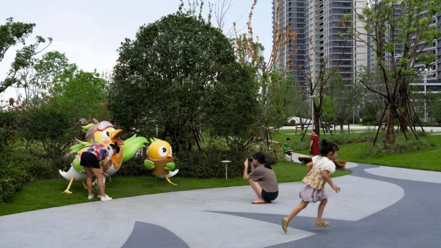 风是童年的翅膀丨宁波金茂精灵鸟公园-155