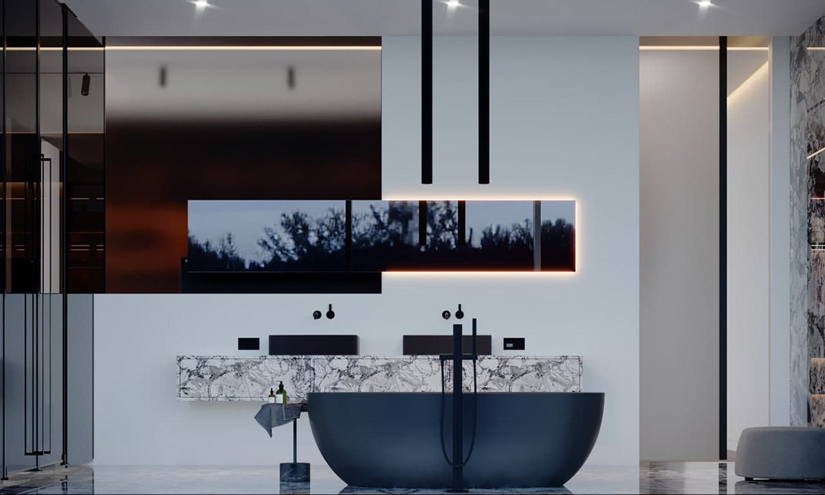 乌克兰 600平超大空间简约设计！-25