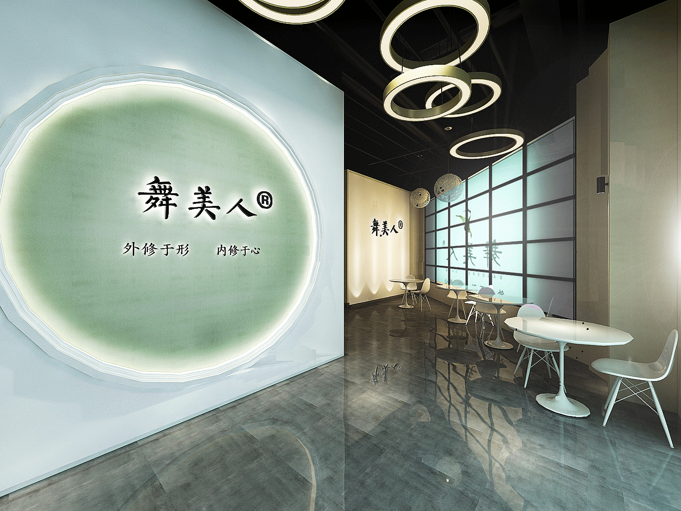 舞美人成人教育舞蹈室 | 优雅舞动的空间设计-7