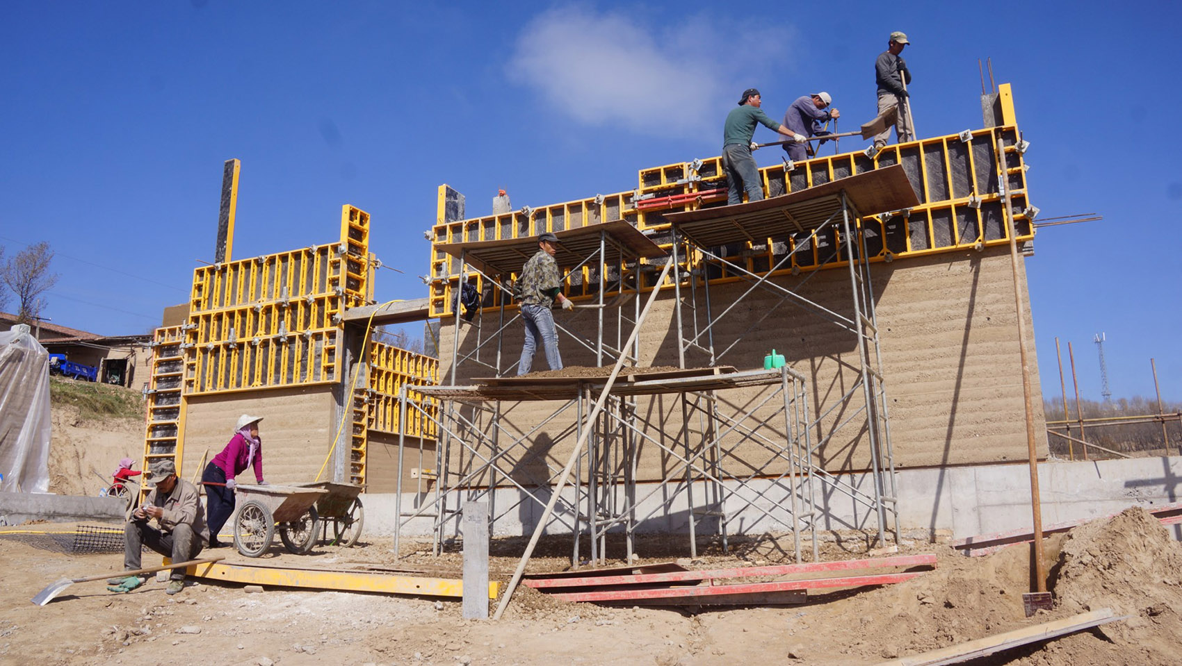 马岔村村民活动中心丨土上工作室,北京建筑大学,西安建筑科技大学-41