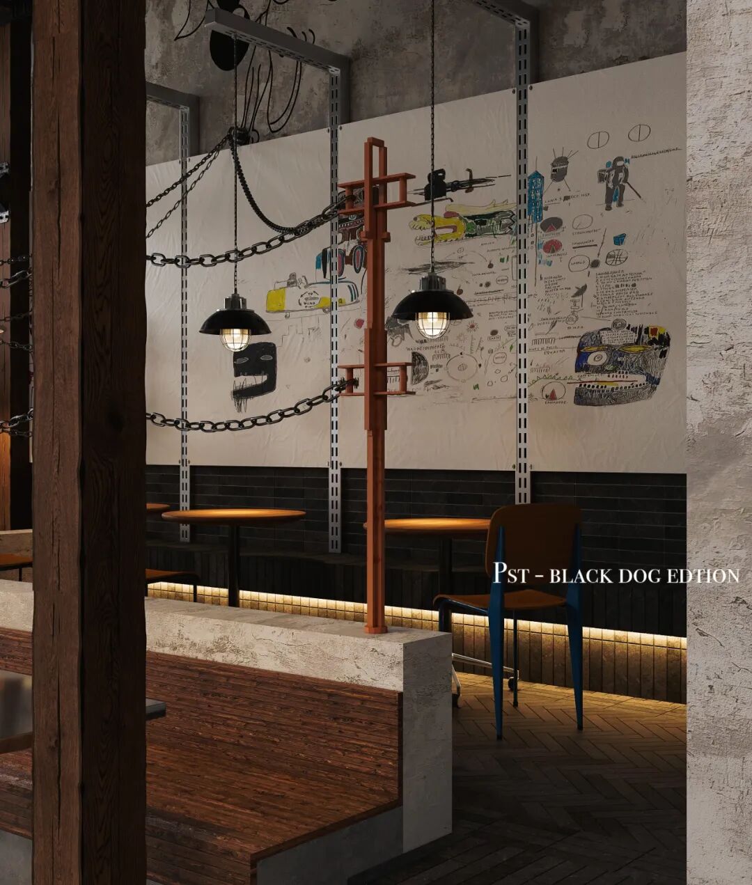 黑犬咖啡馆:停泊在机械时代的航海旧梦 商业空间设计丨YIBEI DESIGN SUZHOU-29